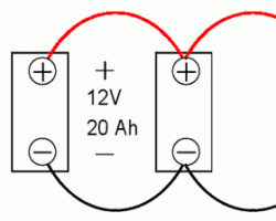 Cách nối song song nhiều ắc quy thành một hệ