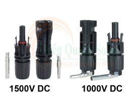 Cách phân biệt đầu nối MC4 1000V DC và Đầu nối MC4 1500V DC